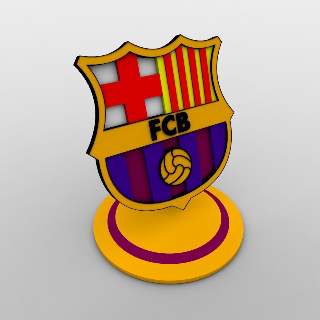 Archivo STL BARCELONA FC Dise o De Impresora 3D Para Descargar Cults